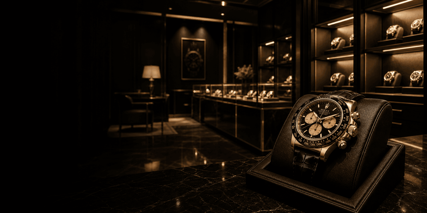 Luxury watch atelier and authentication desk