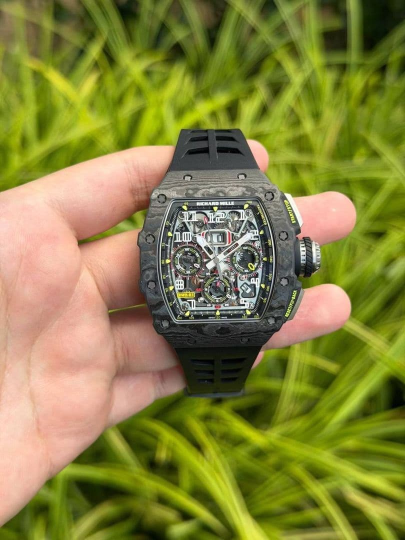 Richard Mille RM11-03 Black Carbon TPT Flyback Chronograph