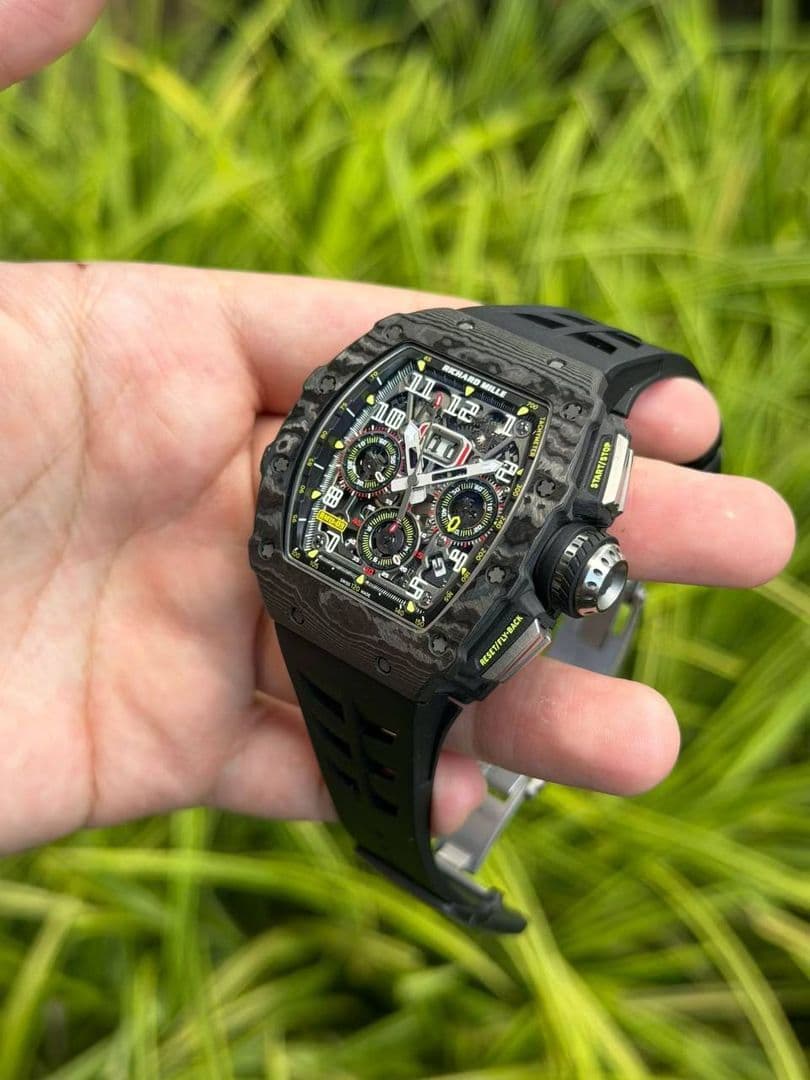 Richard Mille RM11-03 Black Carbon TPT Flyback Chronograph
