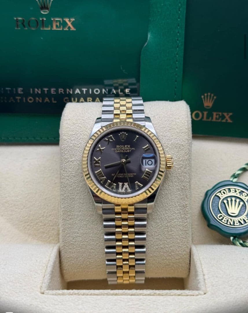 Rolex Datejust 31mm Steel & Gold grey dial 278273