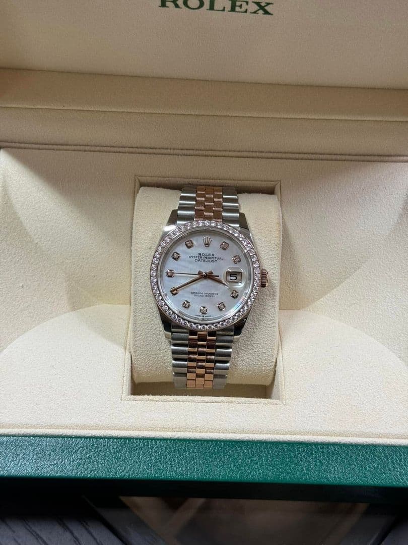 Rolex Datejust 36mm Mother Of Pearl Dial 126281RBR