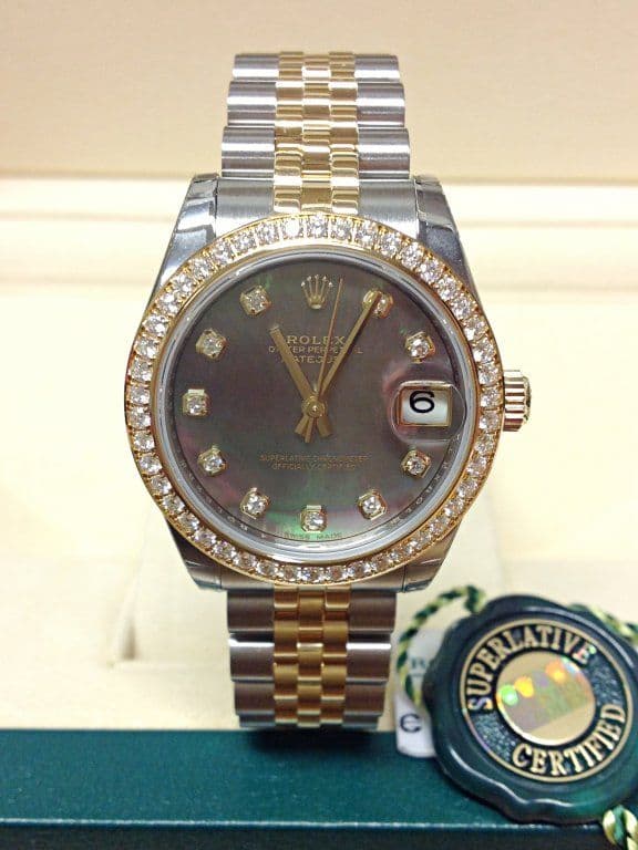Rolex Datejust 31mm 178383 Diamond Bezel TwoTone