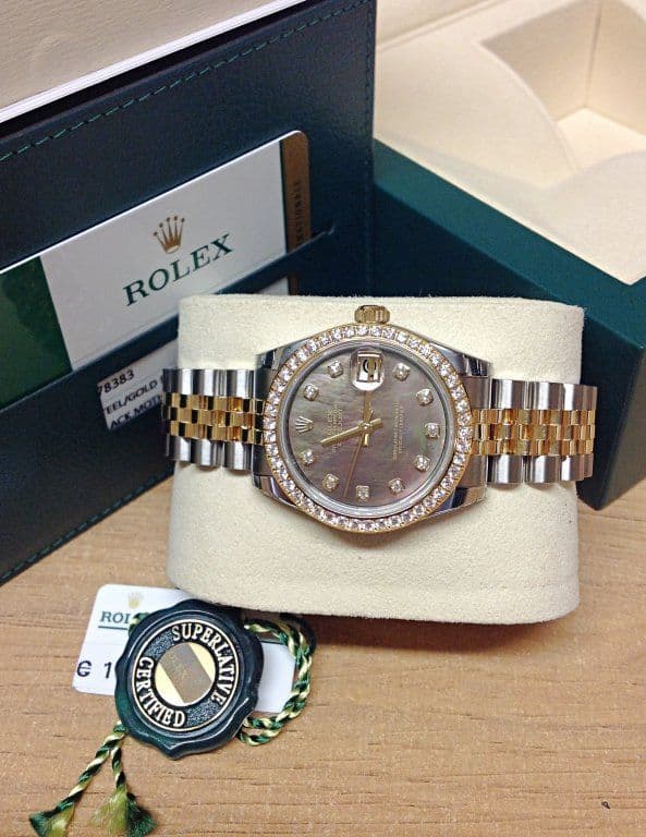 Rolex Datejust 31mm 178383 Diamond Bezel TwoTone