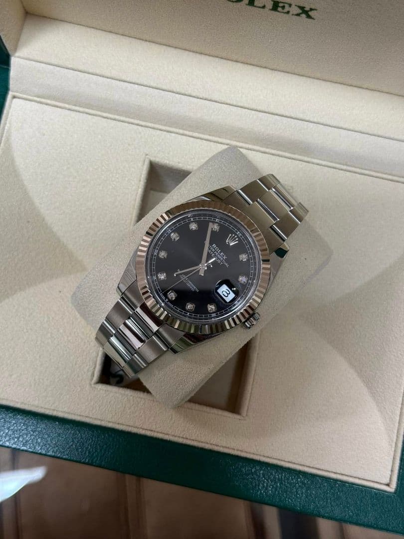 Rolex  Datejust Factory Diamond Dial 41mm 126334