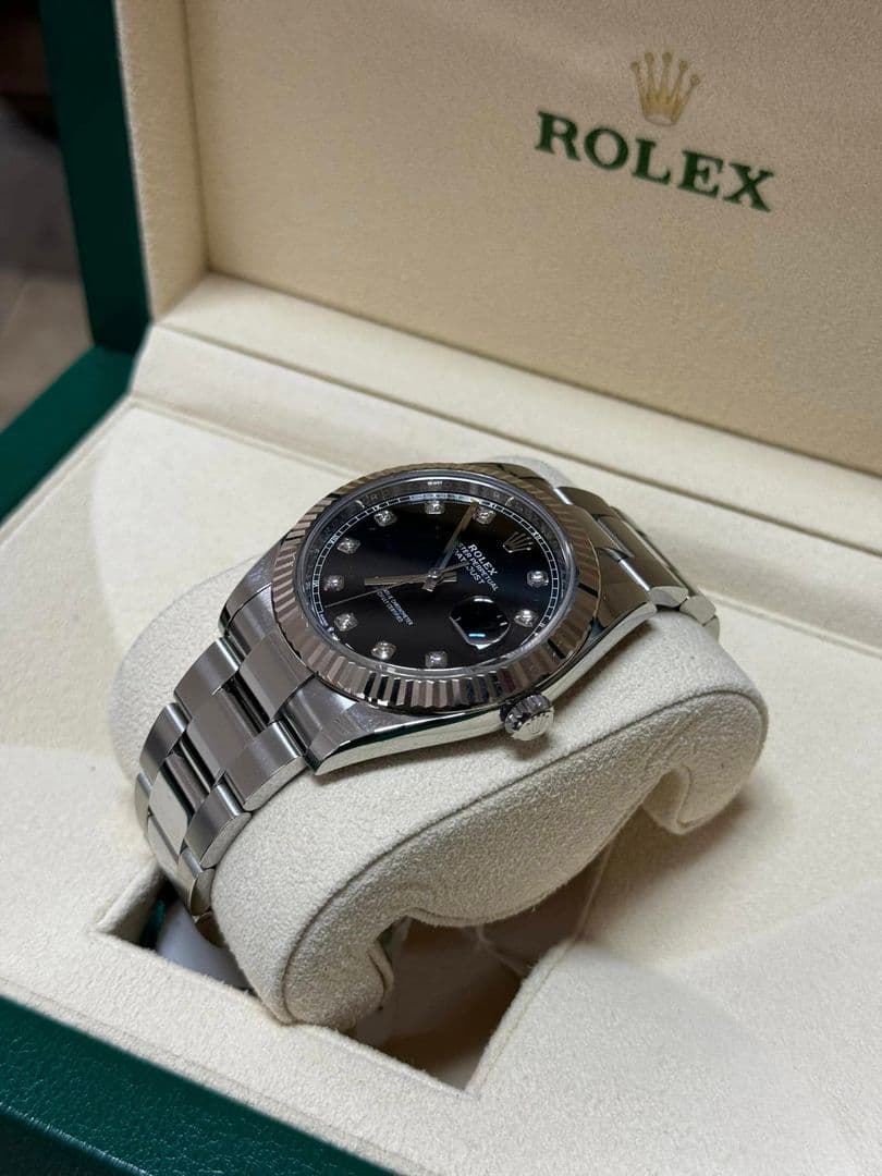 Rolex  Datejust Factory Diamond Dial 41mm 126334