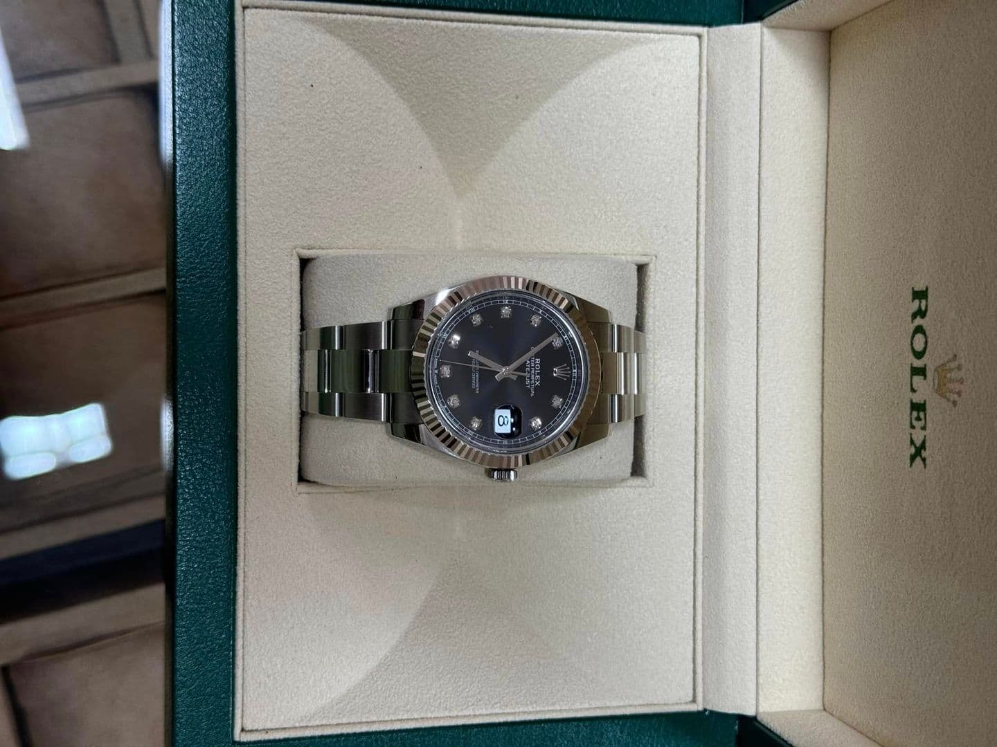 Rolex  Datejust Factory Diamond Dial 41mm 126334