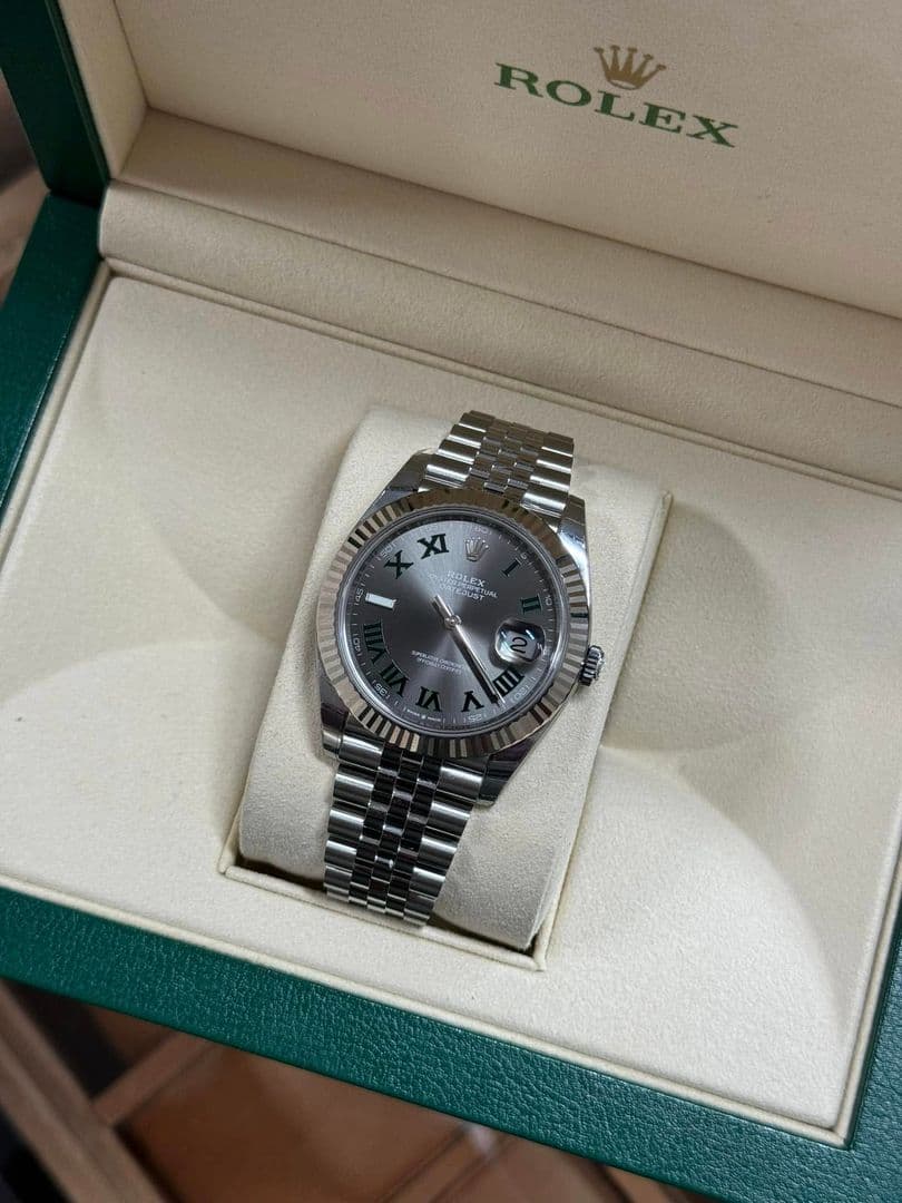 Rolex  Datejust Stainless Steel ‘Wimbledon’ 41mm 126334