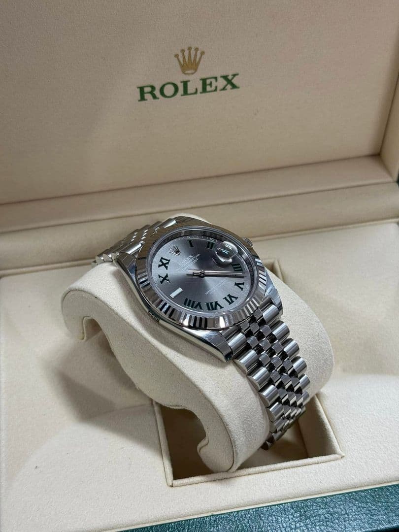 Rolex  Datejust Stainless Steel ‘Wimbledon’ 41mm 126334