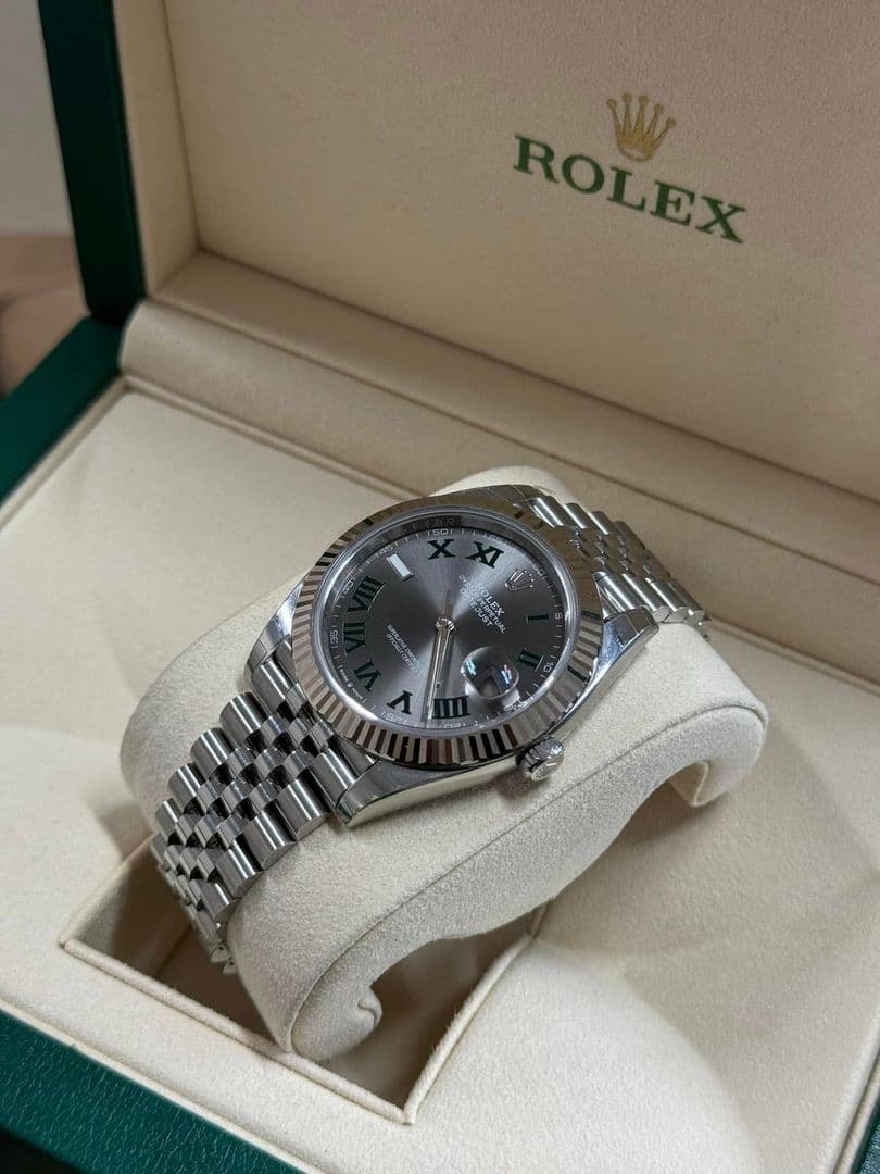 Rolex  Datejust Stainless Steel ‘Wimbledon’ 41mm 126334