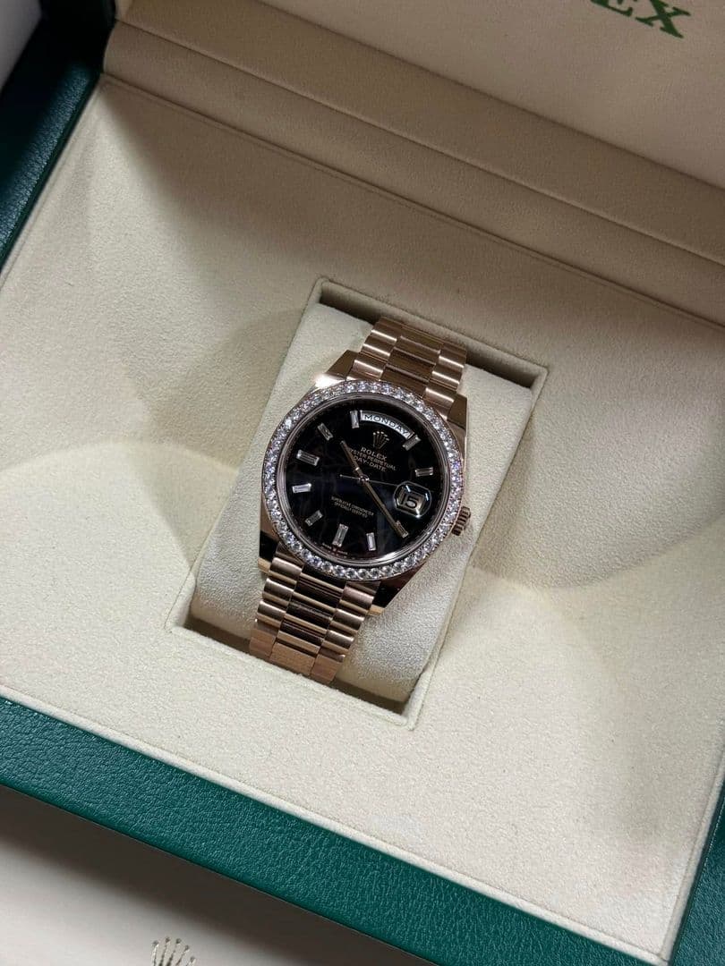 Rolex Daydate 40mm Rose Gold ‘Eisenkiesel’ 22834RBR