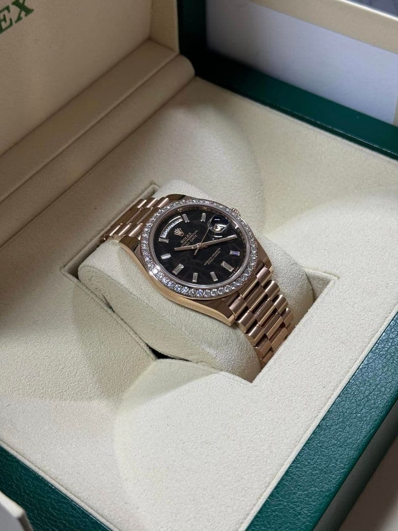 Rolex Daydate 40mm Rose Gold ‘Eisenkiesel’ 22834RBR