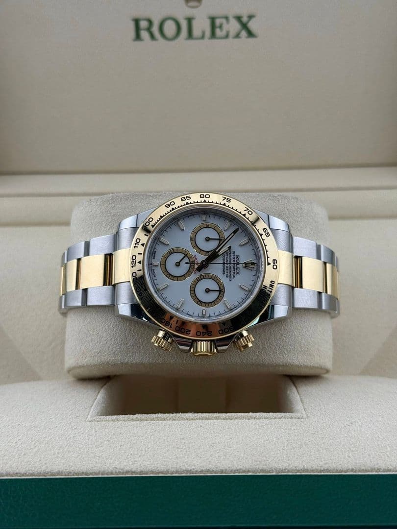 Rolex Daytona Cosmograph White dial Steel & Gold 40mm 126503