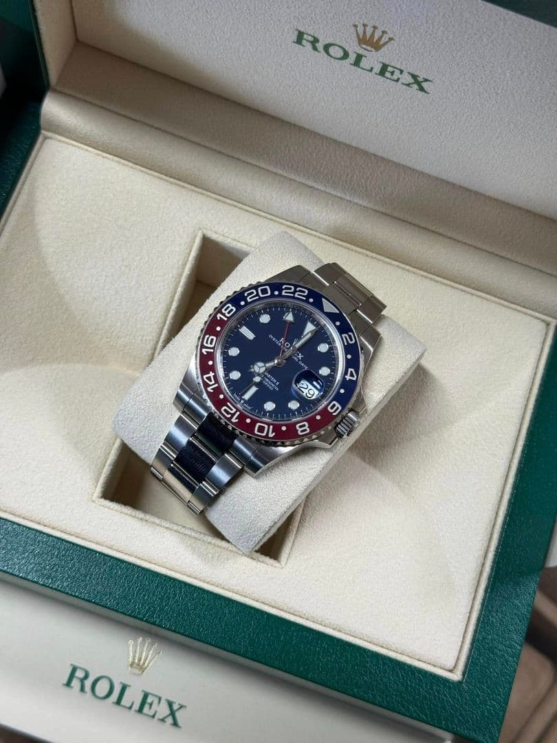Rolex  GMT-Master II White Gold ‘Pepsi’ 40mm 126719BLRO