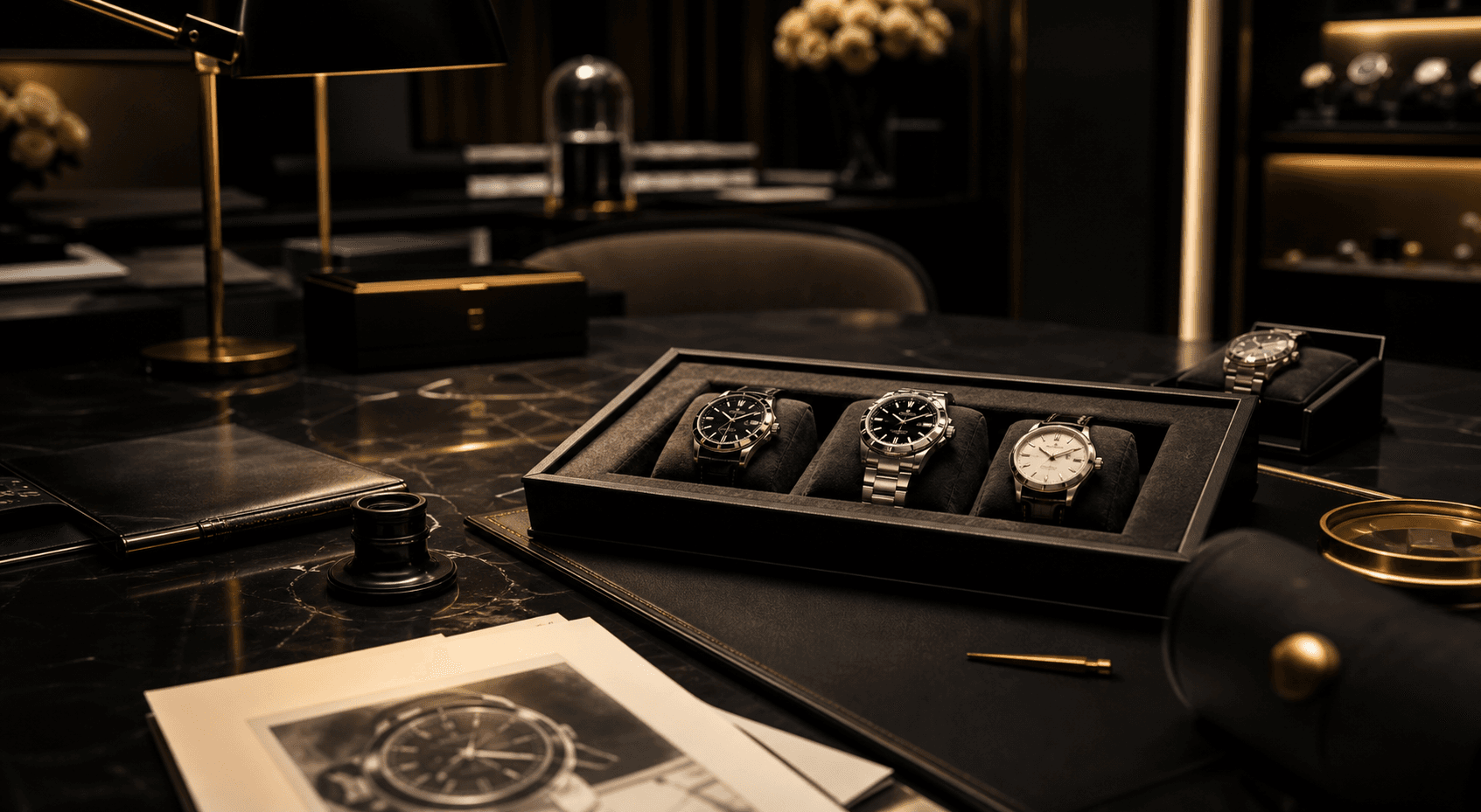 Private luxury watch concierge desk