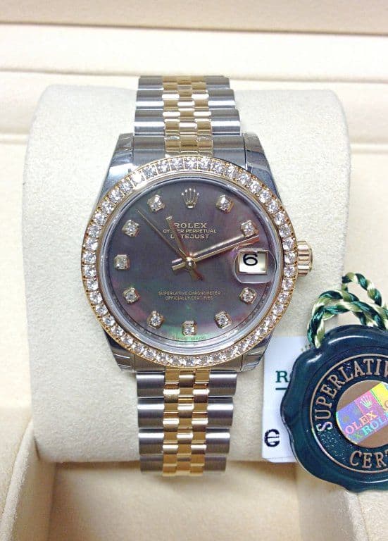 Rolex Datejust 31mm 178383 Diamond Bezel TwoTone