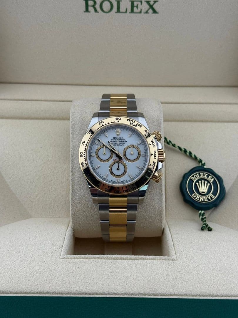 Rolex Daytona Cosmograph White dial Steel & Gold 40mm 126503