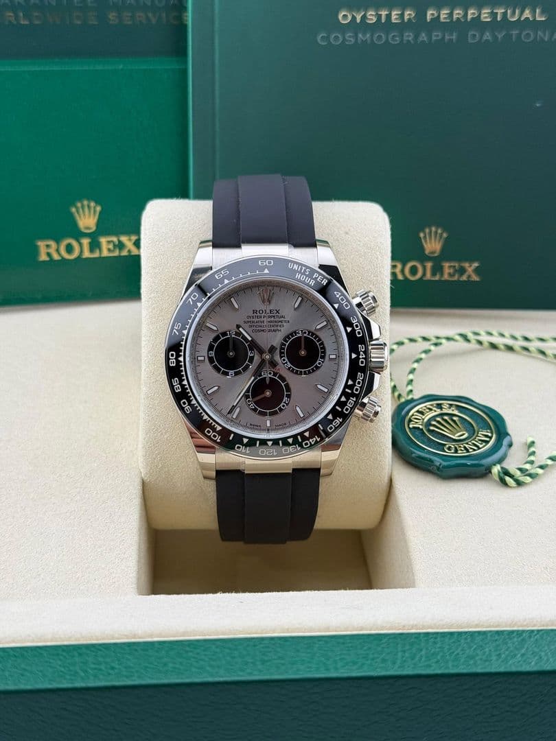 Rolex Daytona White Gold Oysterflex Ghost 126519LN
