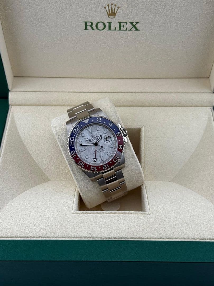 Rolex GMT-Master II Meteorite Pepsi White Gold 126719BLRO